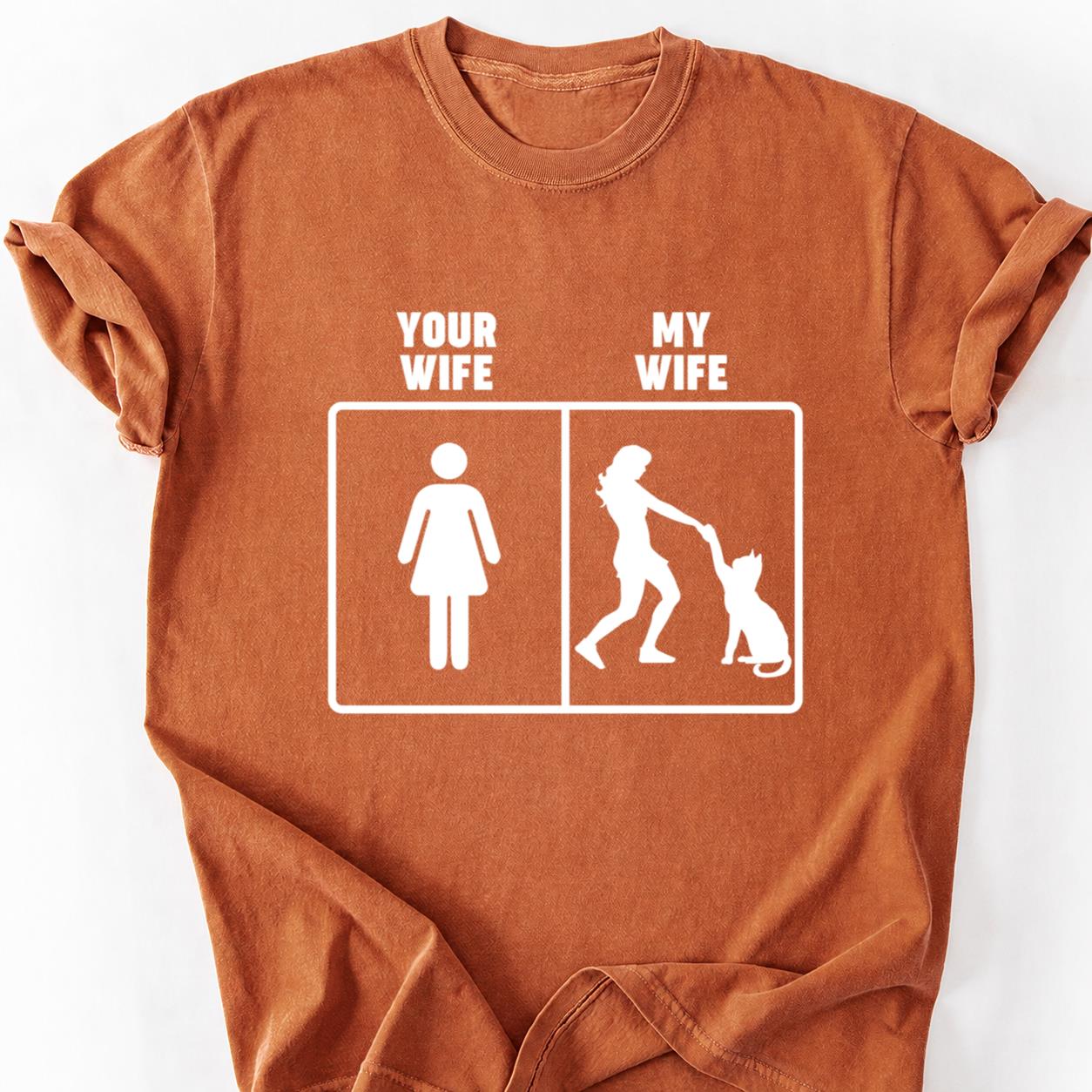 Your Wife My Wife Cat Tee